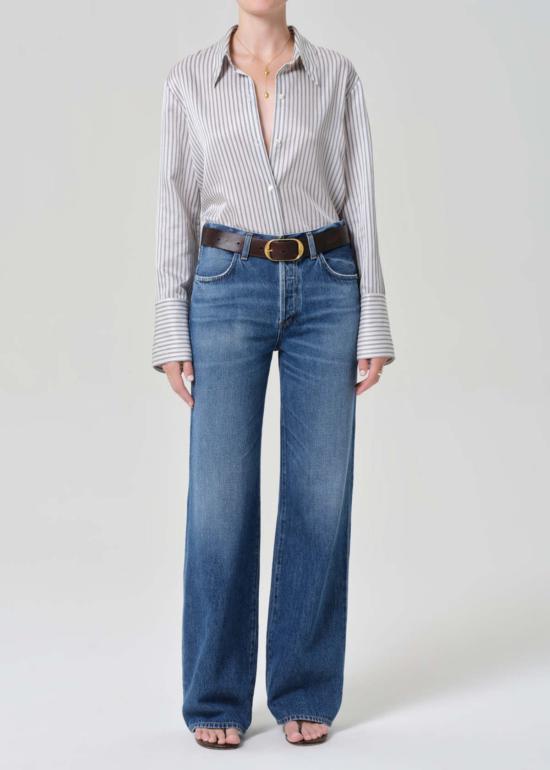  시티즌 오브 휴머니티 데님 팬츠 안니나 스트레이트 레그 33인치 인심 진 - CITIZEN OF HUMANITY