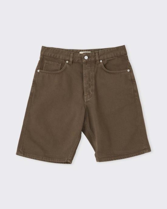  어나더 애스펙트 숏팬츠 Another Aspect 데님 반바지 1.0 브라운 색상