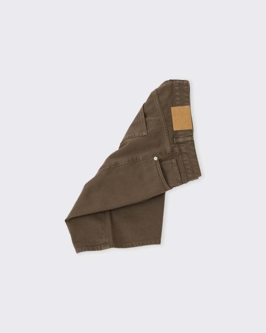  어나더 애스펙트 숏팬츠 Another Aspect 데님 반바지 1.0 브라운 색상 - ANOTHER ASPECT