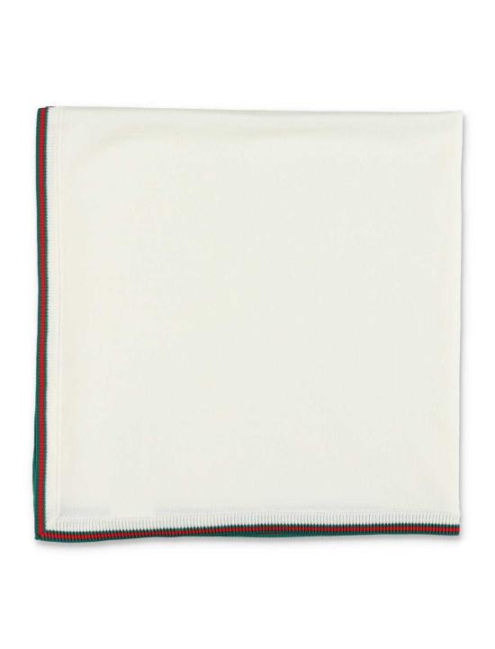  [키즈] 구찌 넥워머/머플러/스카프 베이비 울 웹 블랭킷 오프 화이트