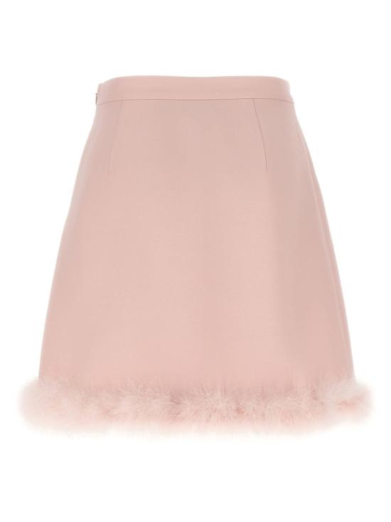  발렌티노 가라바니 숏 스커트 페더스 스커트 핑크 - VALENTINO GARAVANI
