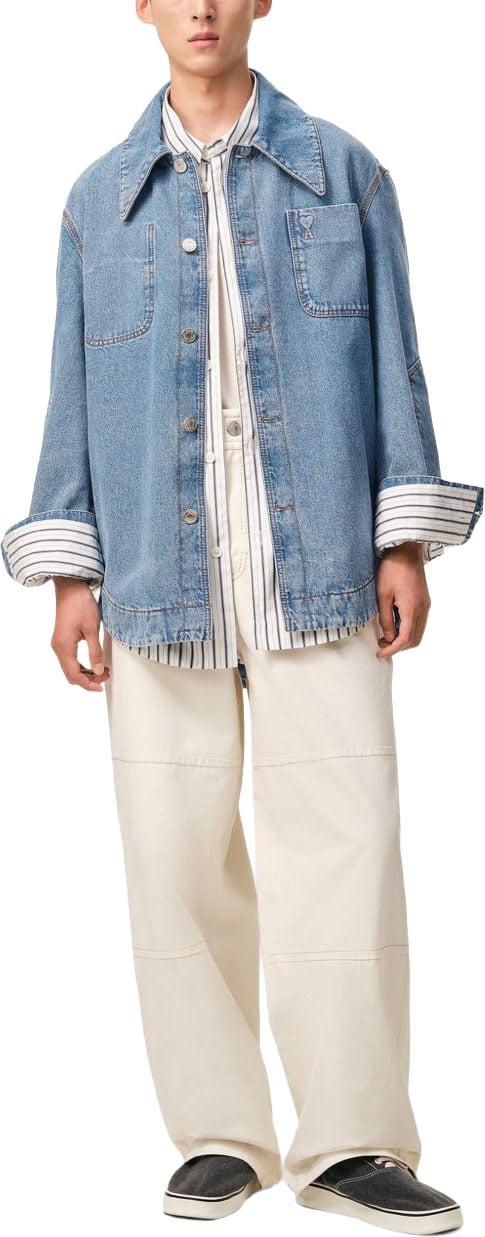 26SS 아미 데님 셔츠 UJK899DE0046480 BLUE - AMI