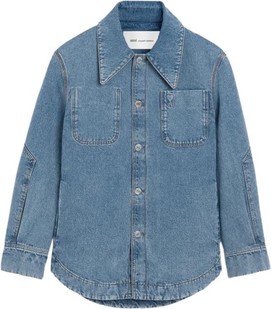 26SS 아미 데님 셔츠 UJK899DE0046480 BLUE