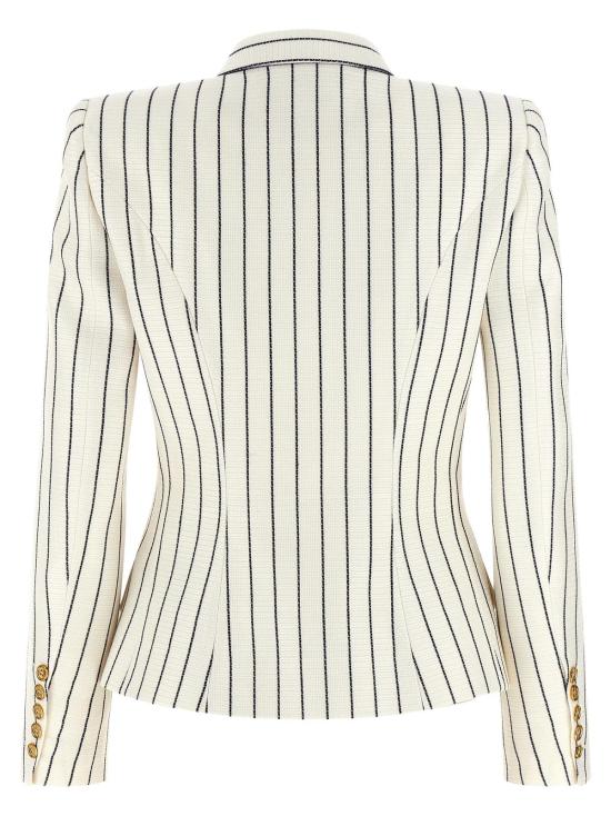  발망 수트 자켓 쿠튀르 필리 블레이저 블루 - BALMAIN