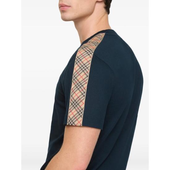  버버리 반팔 티셔츠 티셔츠 블루 - BURBERRY