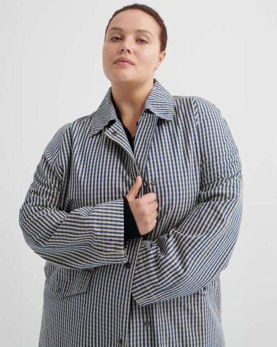  코우토우 트렌치 코트 아틀리에  랜드스케이프 체크 - KOWTOW