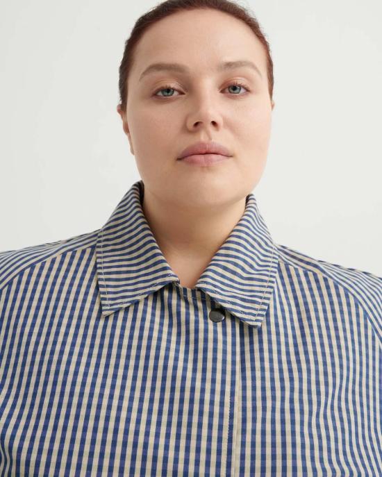  코우토우 트렌치 코트 아틀리에  랜드스케이프 체크 - KOWTOW