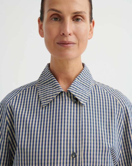  코우토우 트렌치 코트 아틀리에  랜드스케이프 체크 - KOWTOW