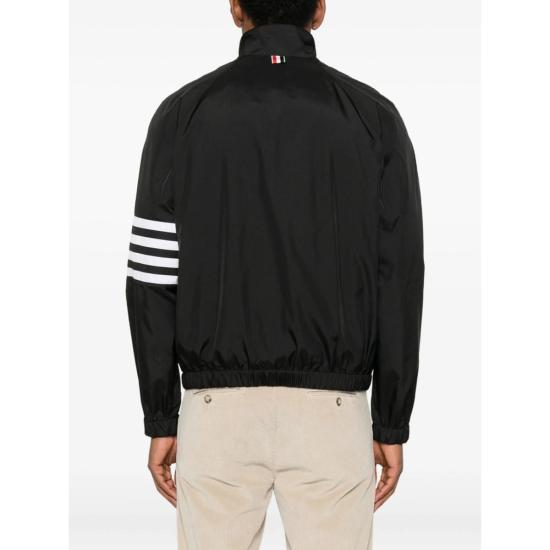  톰브라운 자켓 톰 브라운 4바 스트라이프 재킷 블랙 - THOM BROWNE
