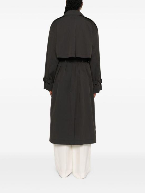  토템 트렌치 코트 코튼 블렌드  블랙 - TOTEME