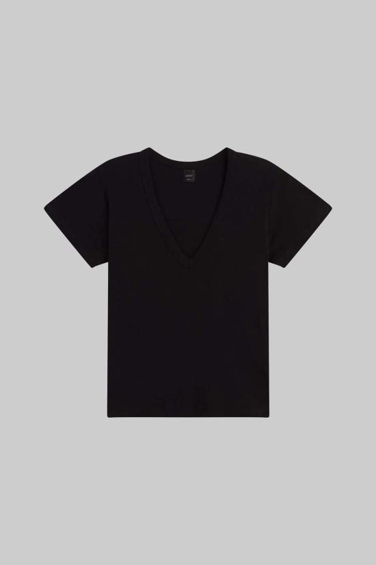  리셋 반팔 티셔츠 레셋 로라 V넥 티셔츠