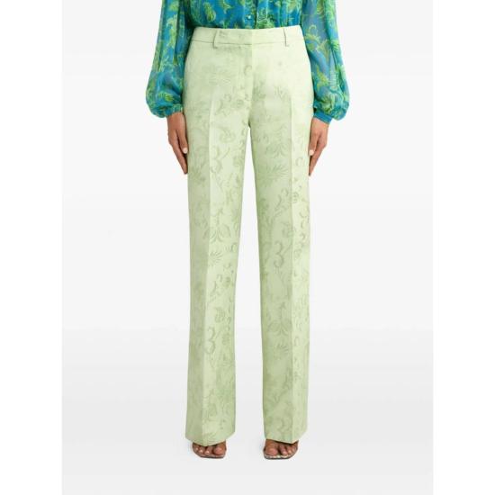  에트로 스트레이트 팬츠 그린 - ETRO