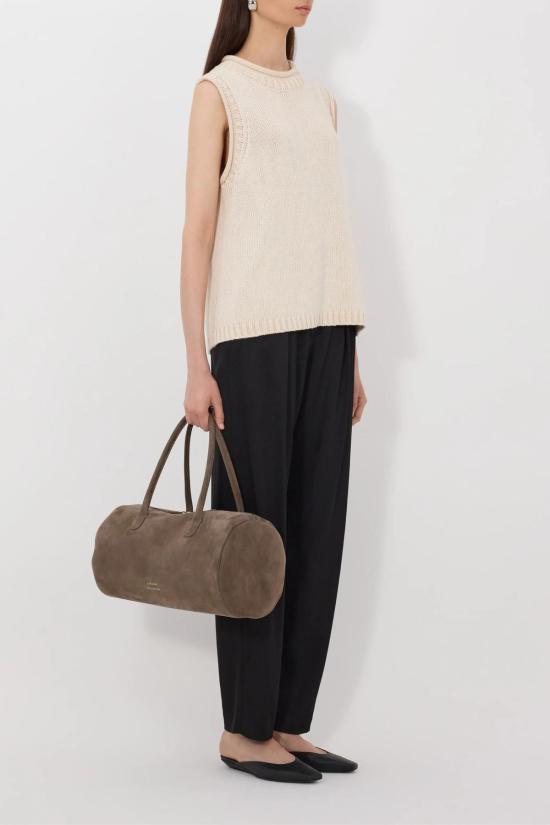  루루 드 세종 베스트 Loulou De Saison Effy 박시 스웨터  내츄럴 - LOULOU DE SAISON