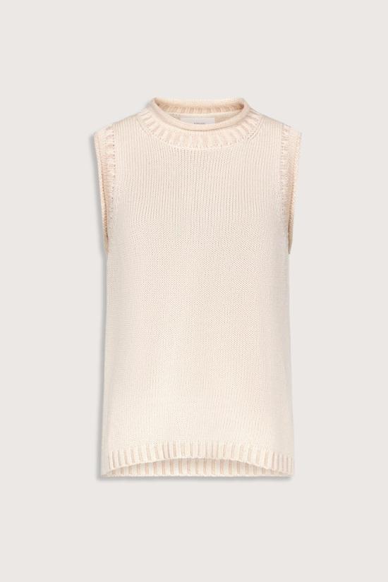  루루 드 세종 베스트 Loulou De Saison Effy 박시 스웨터  내츄럴