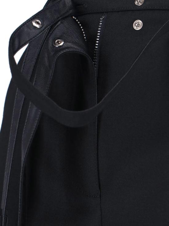  디젤 스트레이트 팬츠 바이커 벨트 테일러드  블랙 - DIESEL