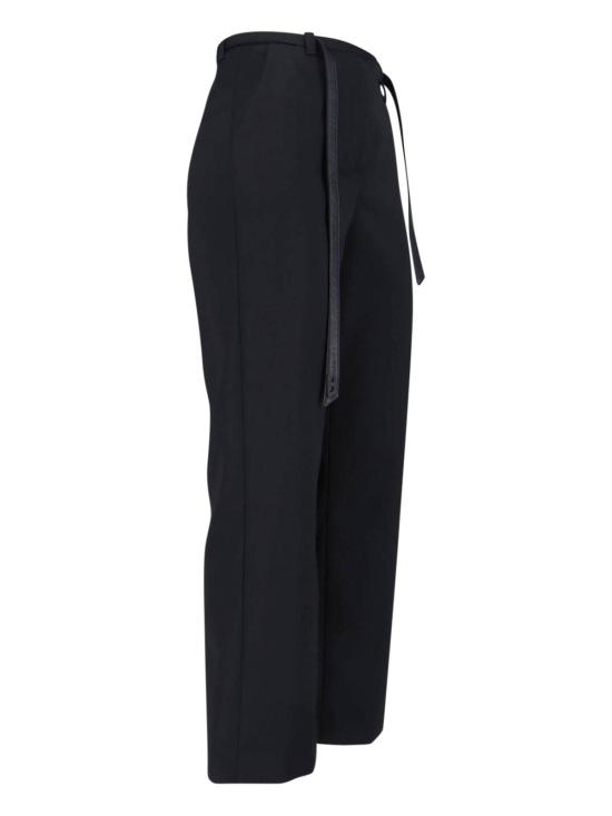  디젤 스트레이트 팬츠 바이커 벨트 테일러드  블랙 - DIESEL