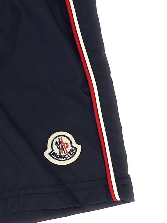  [키즈] 몽클레어 수영복/비치웨어 아동용 삼색 파이핑 수영복 (블루) - MONCLER