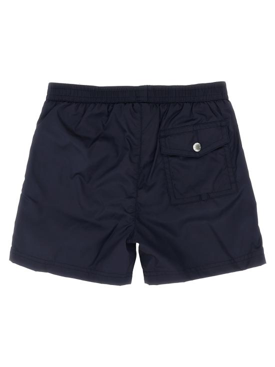  [키즈] 몽클레어 수영복/비치웨어 아동용 삼색 파이핑 수영복 (블루) - MONCLER