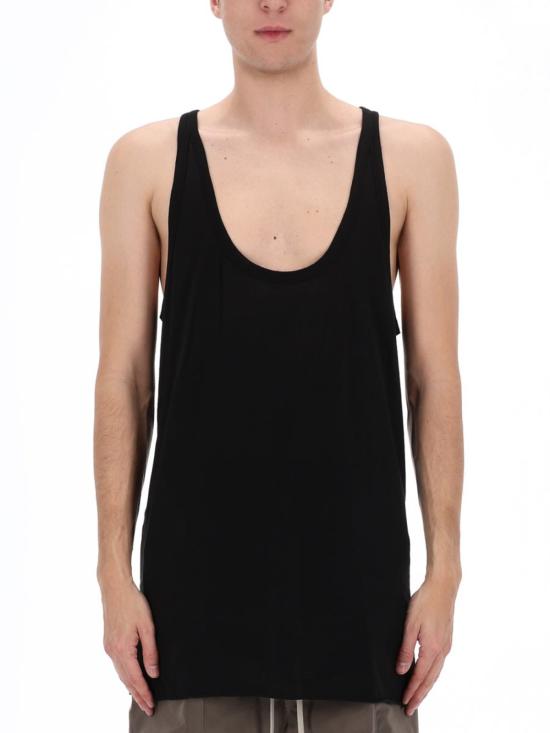  릭 오웬스 민소매 티셔츠 딩기 포니 블랙 - RICK OWENS