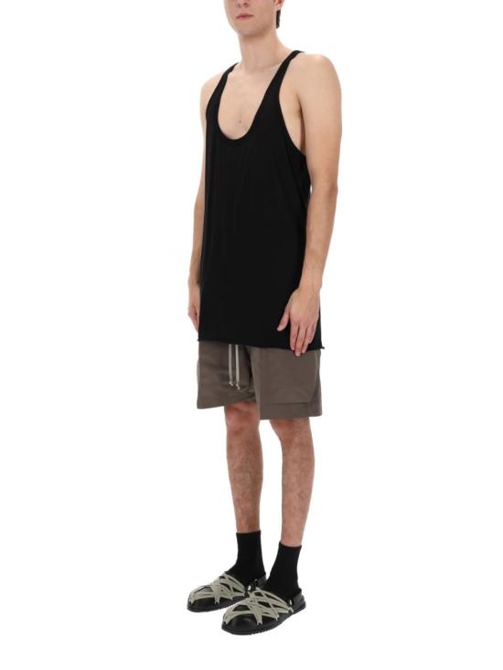  릭 오웬스 민소매 티셔츠 딩기 포니 블랙 - RICK OWENS