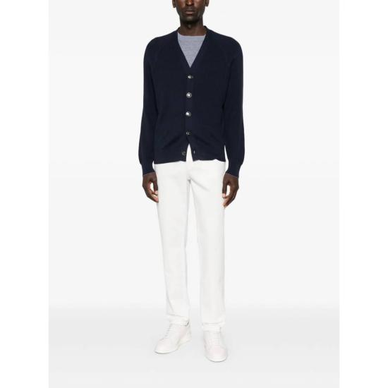  브루넬로 쿠치넬리 가디건 Brunello Cucinelli 카디건 블루 - BRUNELLO CUCINELLI