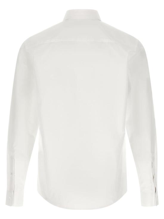  버버리 긴팔 셔츠 샘  화이트 - BURBERRY