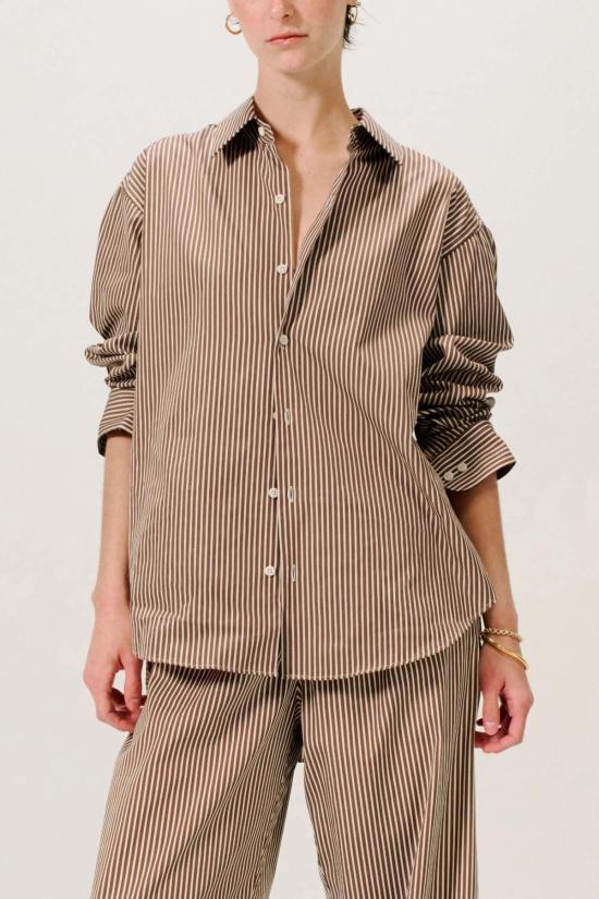  Comme Si 셔츠 La Shirt Classica In Cortado 스트라이프 셔츠