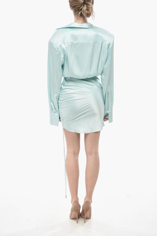  데이비드 코마 숏 원피스 RE24DK59DSI AQ Light blue - DAVID KOMA