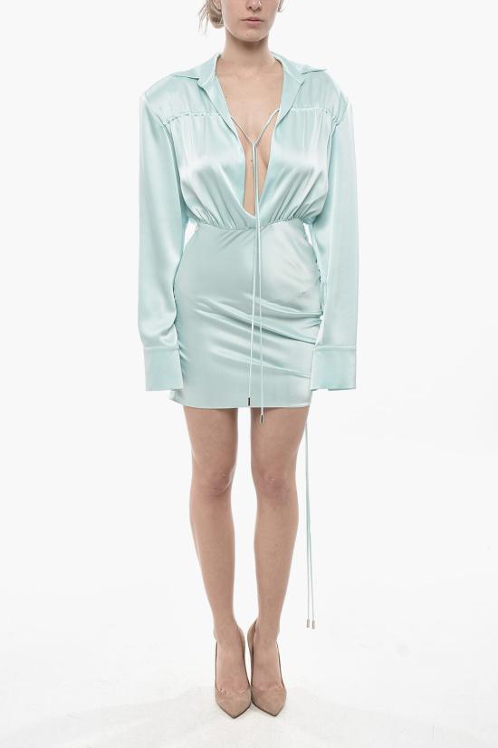  데이비드 코마 숏 원피스 RE24DK59DSI AQ Light blue