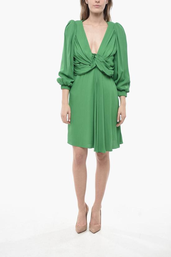  셀린느 롱 원피스 2R294865C 30RD Green