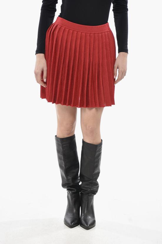 셀프 포트레이트 숏 스커트 AW24 083SK R RED