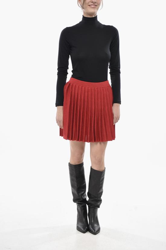  셀프 포트레이트 숏 스커트 AW24 083SK R RED Red - SELF PORTRAIT