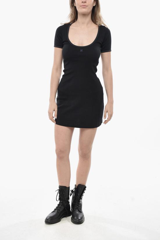  쿠레쥬 숏 원피스 225JRO600JS0203 B175 Black