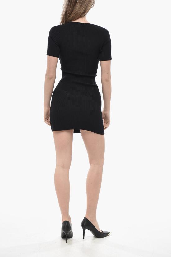  쿠레쥬 숏 원피스 424MRO519FI0001 9999 Black - COURREGES