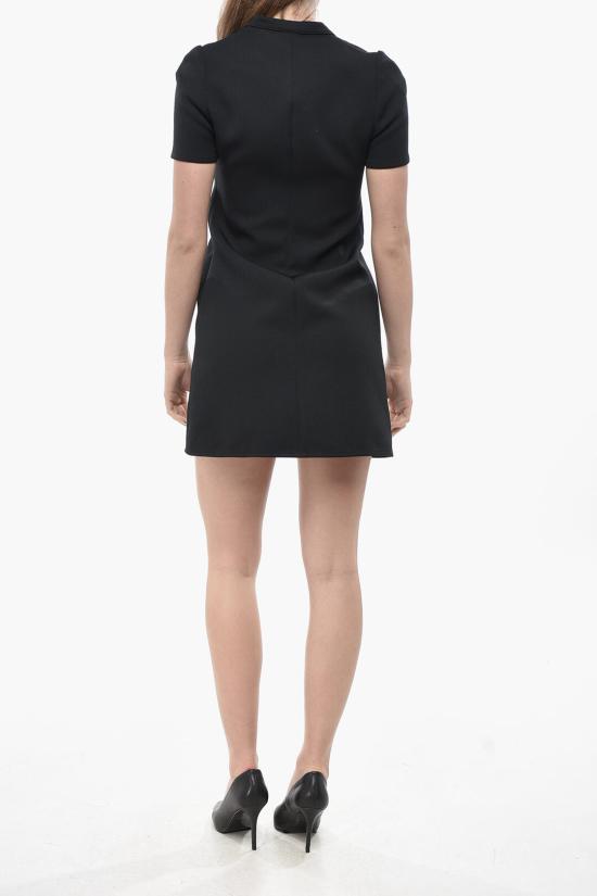  쿠레쥬 숏 원피스 124CRO370PL0007 9999 Black - COURREGES