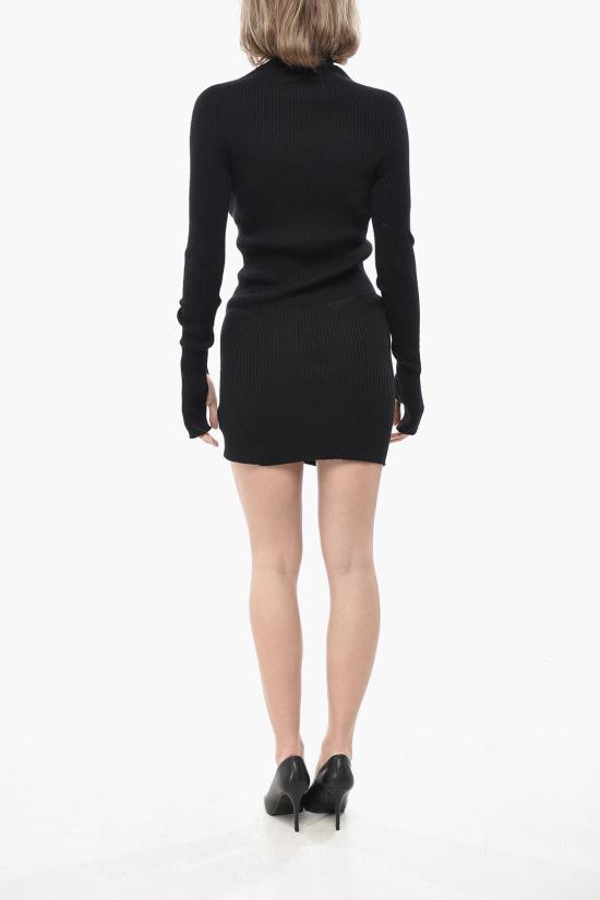  쿠레쥬 숏 원피스 324MRO466FI0049 9999 Black - COURREGES