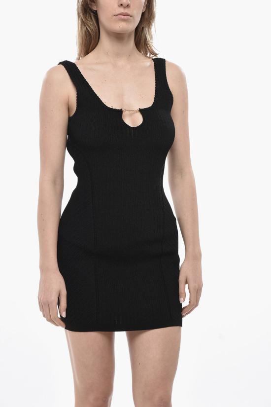  자크뮈스 숏 원피스 241KN3552355990 Black - JACQUEMUS