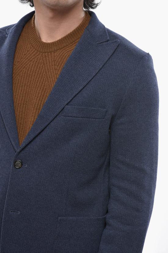  파올로페코라 수트 자켓 24IC1M0L0224811R601 Blue - PAOLO PECORA