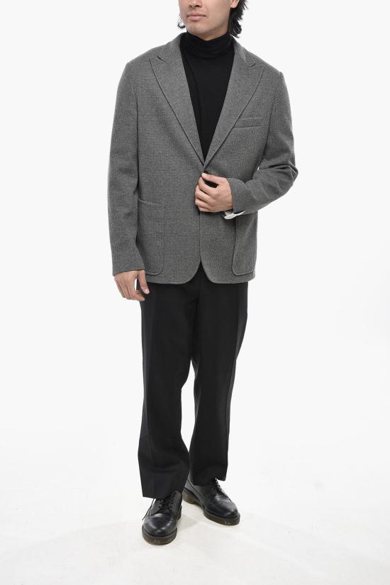  파올로페코라 수트 자켓 24IC1M0L0224811R801 Gray - PAOLO PECORA