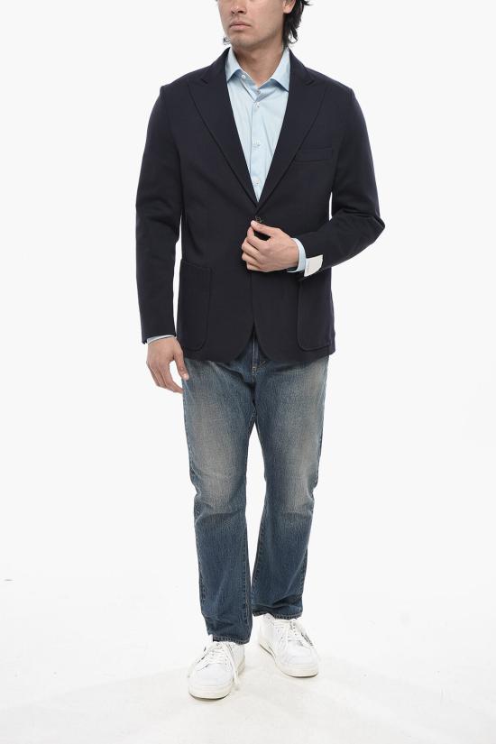  파올로 페코라 수트 자켓 24IC1M0L02147016685 Blue - PAOLO PECORA