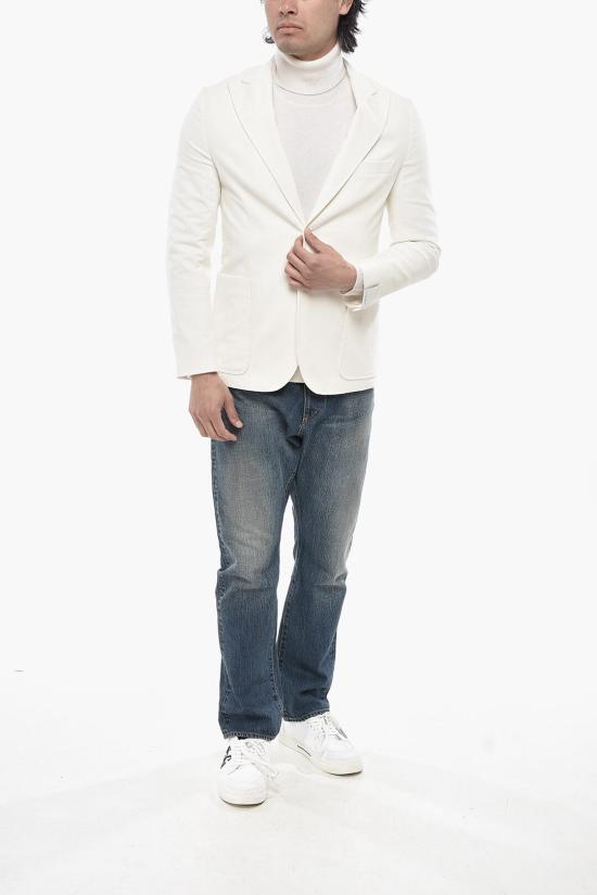  파올로페코라 수트 자켓 24IC1M0L01101631102 White - PAOLO PECORA