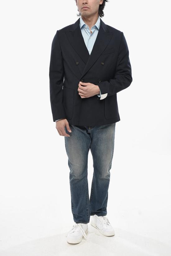  파올로페코라 수트 자켓 24IC1M0L04130576685 Blue - PAOLO PECORA