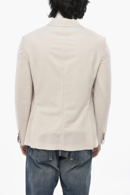  파올로페코라 수트 자켓 24IC1M0L04130571420 White - PAOLO PECORA