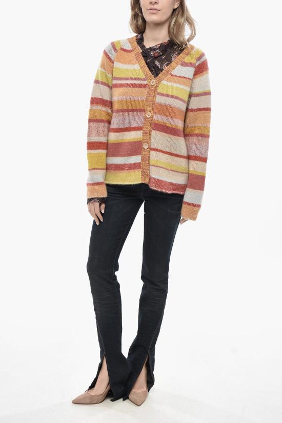  더엘스테이츠만 가디건 230366 C920 Yellow - THE ELDER STATESMAN