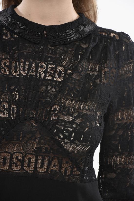  디스퀘어드2 미디 원피스 S75CV0676 S60581 900 Black - DSQUARED2