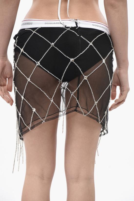  디스퀘어드2 숏 스커트 S72MA0964 S78410 961 Black - DSQUARED2