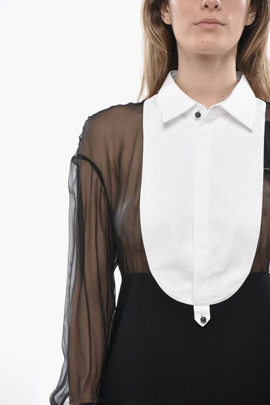  디스퀘어드2 숏 원피스 S75CV0768 S60567 900 Black White - DSQUARED2
