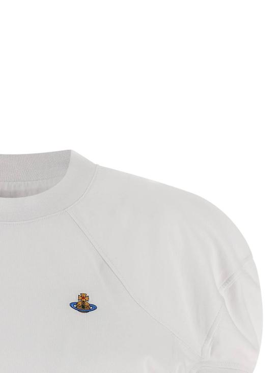  비비안웨스트우드 반팔 티셔츠 비비안 웨스트우드 풋볼 티셔츠 화이트 - VIVIENNE WESTWOOD