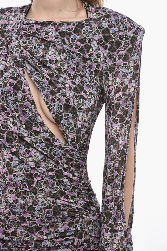  이자벨마랑 숏 원피스 RO0607FA B3K02I PURPLE Violet - ISABEL MARANT