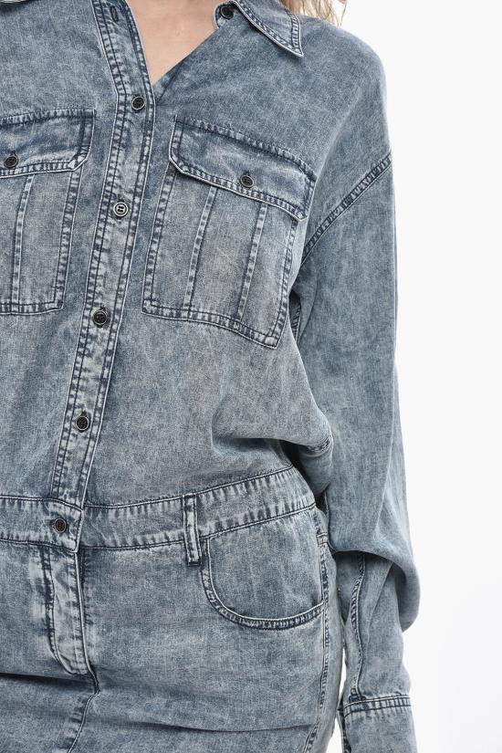  이자벨마랑 숏 원피스 RO0552FA B3H01E BLUE Blue - ISABEL MARANT